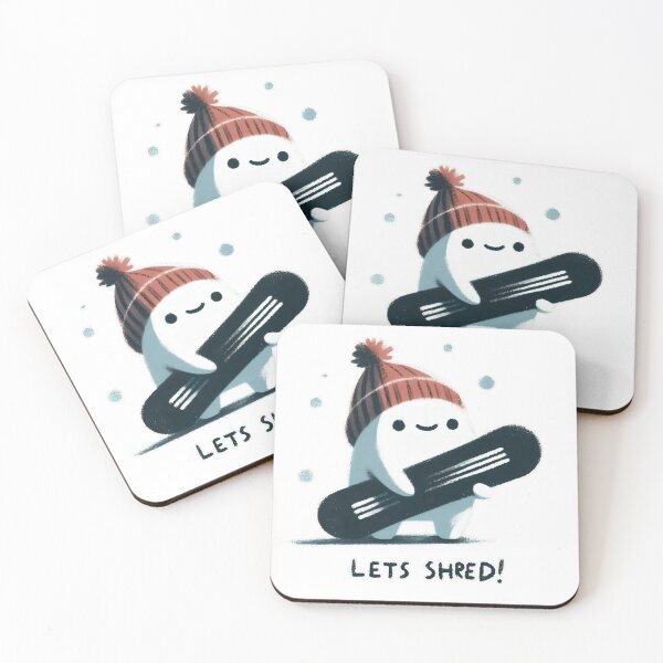 Item preview, Let's Shred! Snowboarding Creature Style designed and sold by Slick-Waffles.