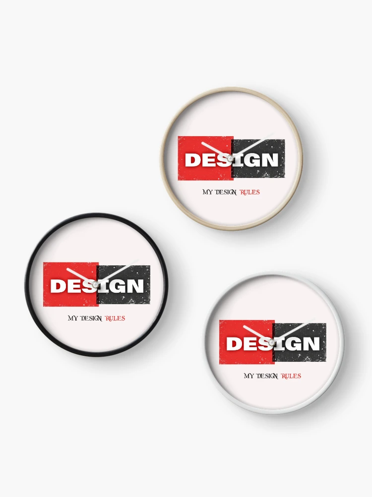 Thumbnail 3 of 4, Clock, MY DESIGN RULES designed and sold by Techtricksgh.