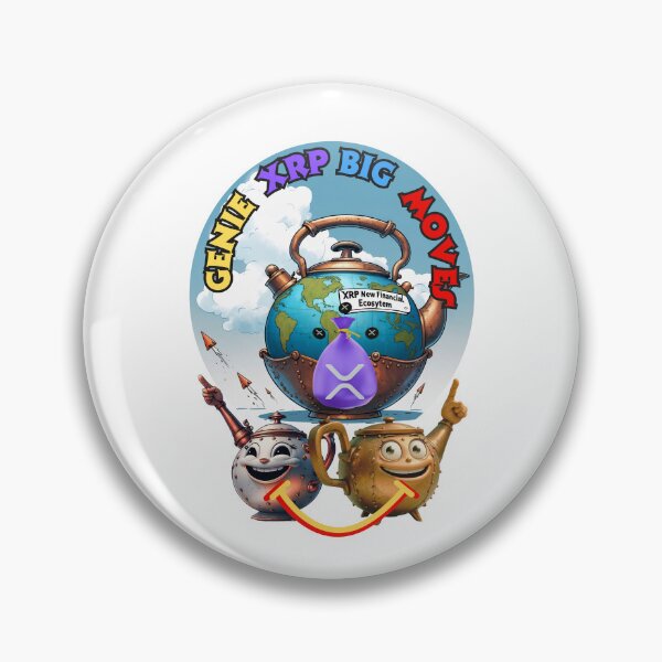Item preview, XRP Genie Big Moves designed and sold by RoseAIArtRhythm.