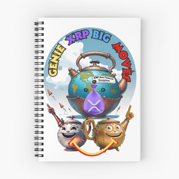Item preview, XRP Genie Big Moves designed and sold by RoseAIArtRhythm.