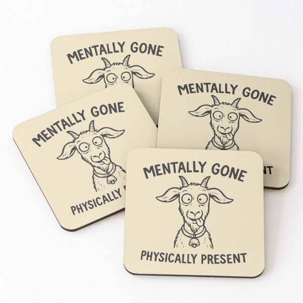 Item preview, Mentally gone physically present designed and sold by BrownHorse90s.