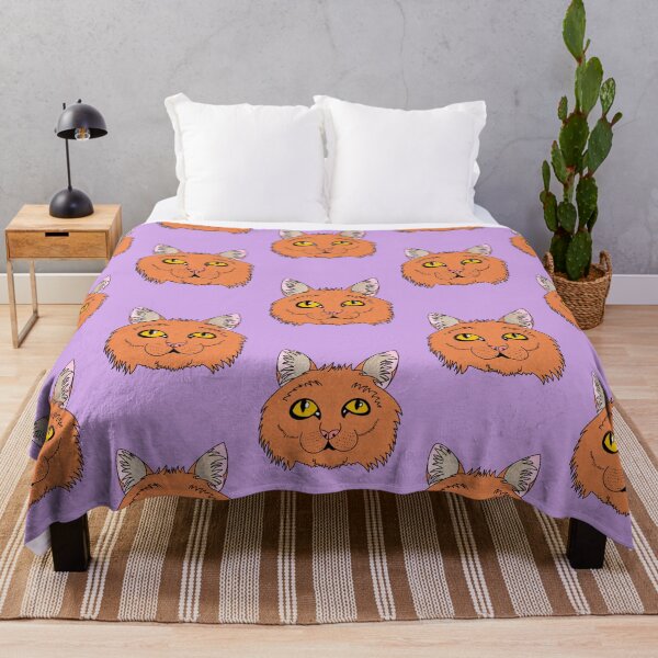 Item preview, Orange Front Facing Cat Face  designed and sold by mizdarknezz3.