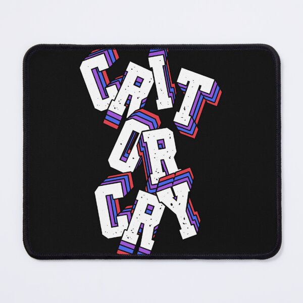 Item preview, Crit or Cry - Distressed 3-D DnD Quote designed and sold by Hobby_Nexus.