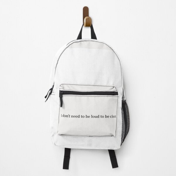 Item preview, I don’t need to be loud to be clear – minimalist quote about quiet confidence designed and sold by KWkindwaves.