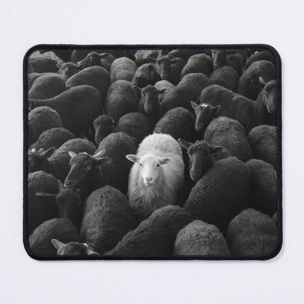 Item preview, Black sheep herding designed and sold by Javier Arizabalo Garcia.