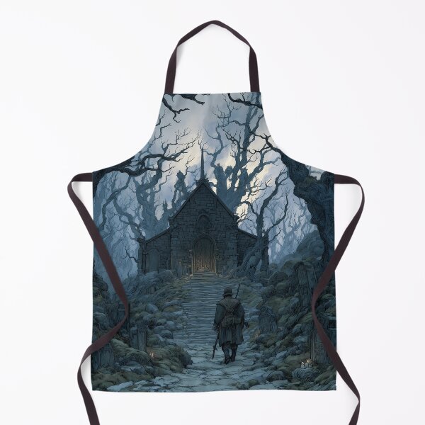 Item preview, Knight Approaching Haunted Chapel designed and sold by Design-Illusi0n.