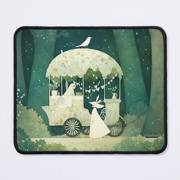 Item preview, Elegant Fairy Carriage in Enchanted Forest designed and sold by hobakmacha.