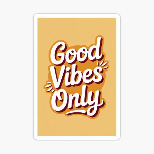 Item preview, Good Vibes Only Positive Message designed and sold by ShadowAndSlate.