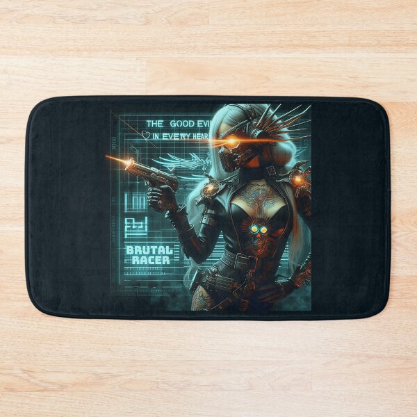 Item preview, Cyberpunk Lady Masked Warrior designed and sold by Voodoo Store Paranormal Collections.