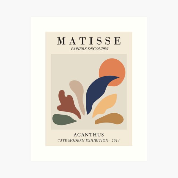 Item preview, Henri Matisse - Acanthe - Papiers Découpés designed and sold by artswag.