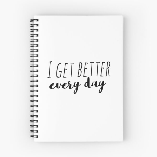 Item preview, I Get Better Every Day – Growth Affirmation – Positive Progress Quote designed and sold by Camila  Ardila.