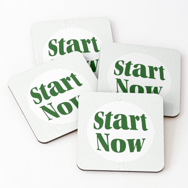 Item preview, Start Now II An inspirational quote II  designed and sold by MasalaStrokes.