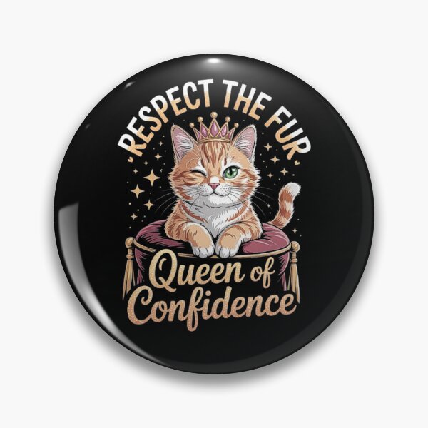 Item preview, Queen of Confidence – Sassy Cat Design for Empowered Women & Cat Lovers designed and sold by love3617.