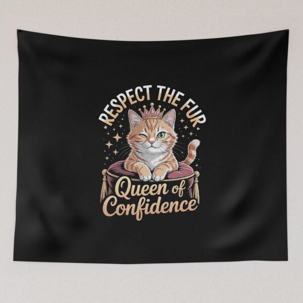 Item preview, Queen of Confidence – Sassy Cat Design for Empowered Women & Cat Lovers designed and sold by love3617.