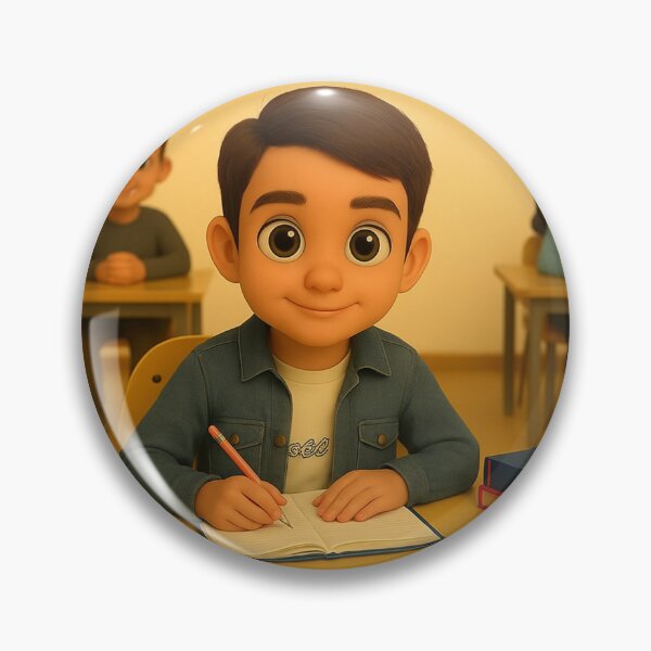 Item preview, 3D boy at school designed and sold by RossyCreaciones.