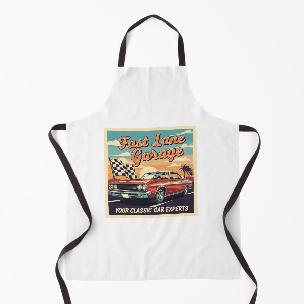 Item preview, Fast lane garage classic car designed and sold by Design your dreams.