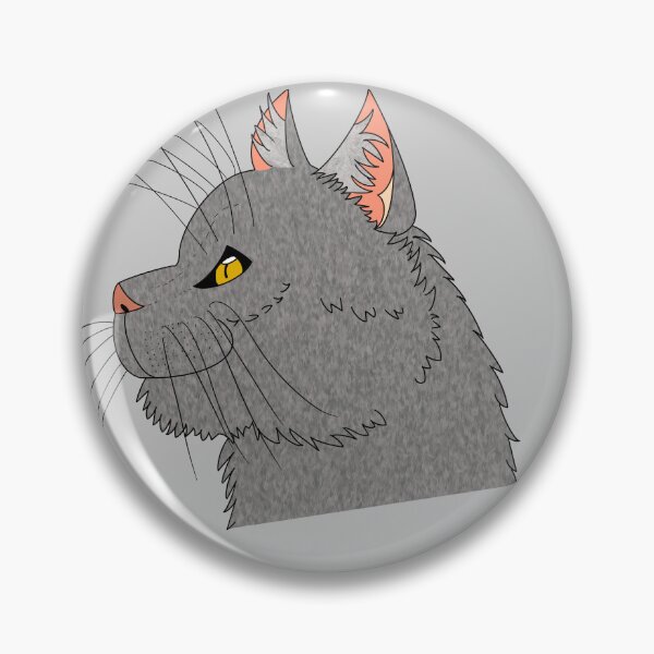 Item preview, Gray Cat Face Profile  designed and sold by mizdarknezz3.
