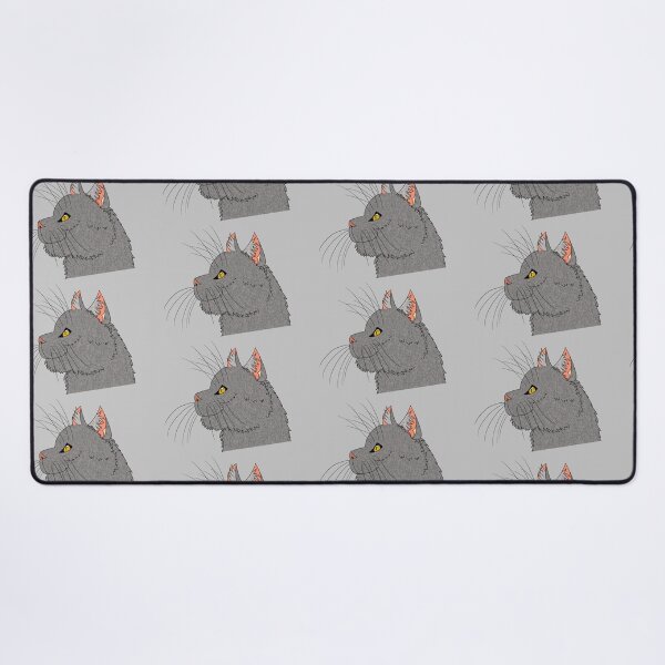 Item preview, Gray Cat Face Profile  designed and sold by mizdarknezz3.