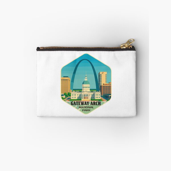Item preview, Gateway Arch National Park Retro Sticker designed and sold by Ismeal Von.