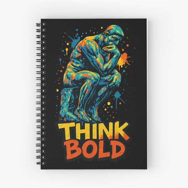 Item preview, “Think Bold"- Graffiti The Thinker designed and sold by Kampendesigns.