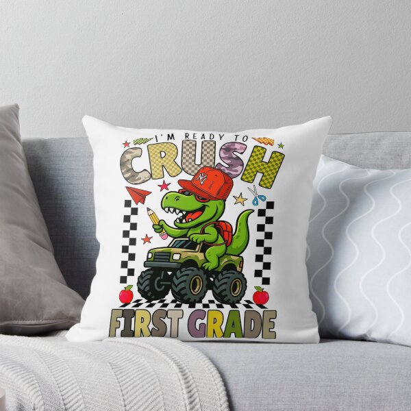 Item preview, I’m Ready To Crush First Grade Dinosaur Monster Truck Back To School Design designed and sold by tigger shop.