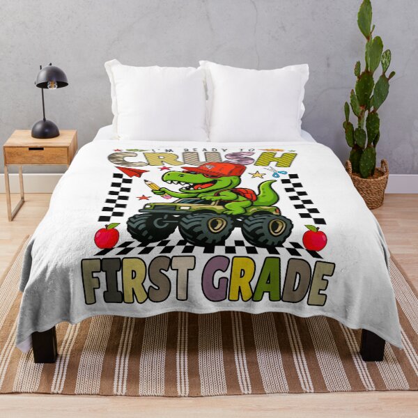 Item preview, I’m Ready To Crush First Grade Dinosaur Monster Truck Back To School Design designed and sold by tigger shop.