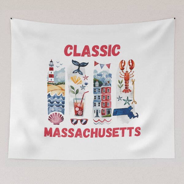 Item preview, Classic Massachusetts – historic & coastal new england design designed and sold by CleanDecor.