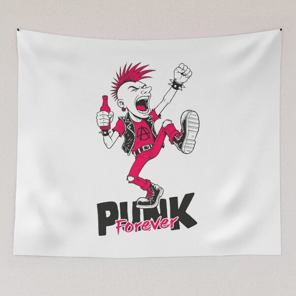 Item preview, Punk Rebel – Forever Young Attitude designed and sold by AtuqStudio.