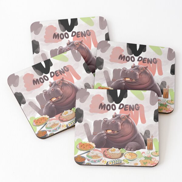 Item preview, Moo Deng the Munchin' Baby Hippo – Certified Snack Expert designed and sold by AlienTechs.