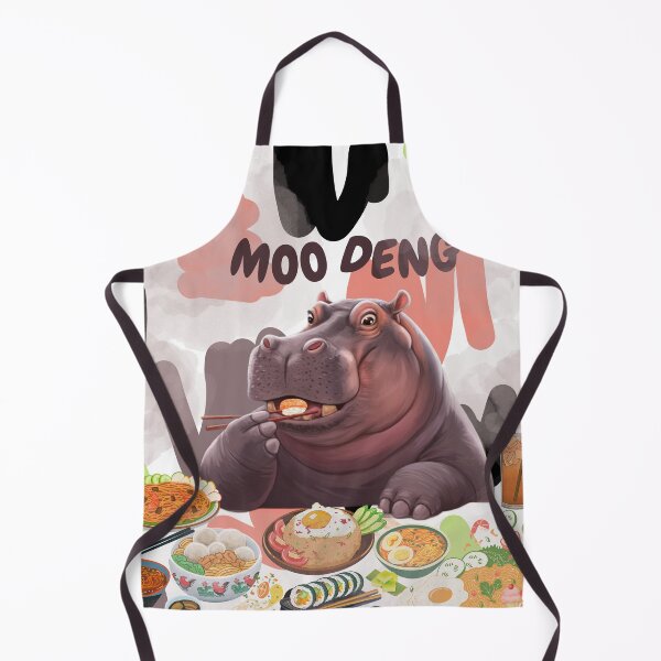 Item preview, Moo Deng the Munchin' Baby Hippo – Certified Snack Expert designed and sold by AlienTechs.