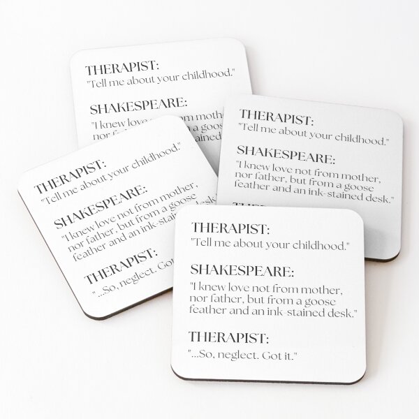 Item preview, Shakespeare Goes to Therapy designed and sold by ObsidianDaz.
