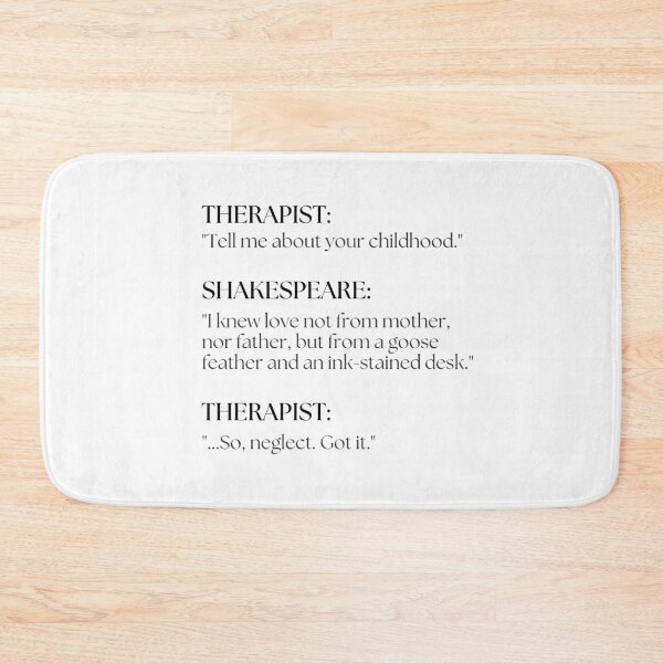 Item preview, Shakespeare Goes to Therapy designed and sold by ObsidianDaz.