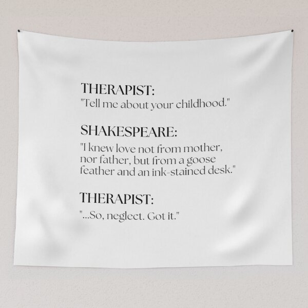 Item preview, Shakespeare Goes to Therapy designed and sold by ObsidianDaz.