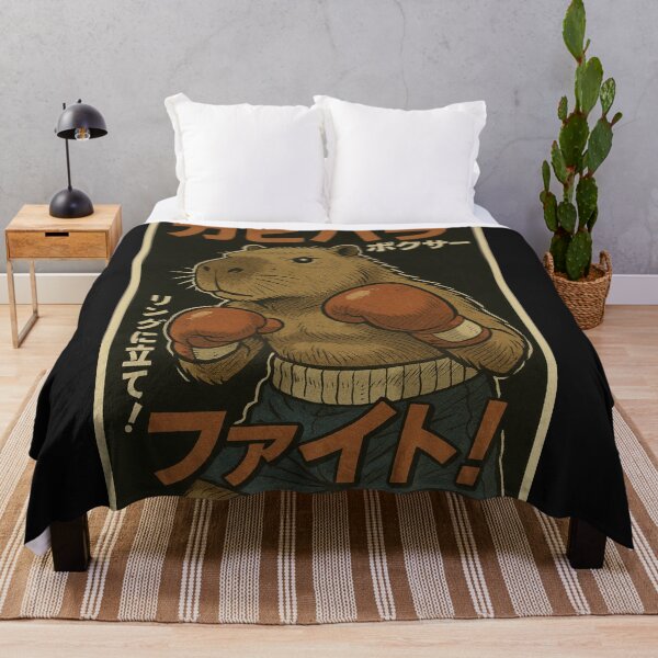 Item preview, Anime Boxer Capybara – Battle of the Chillest Warrior designed and sold by Capybarastore_77.