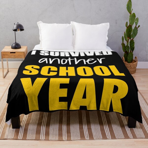 Item preview, I Survived Another School Year – Funny Quote - W designed and sold by Karma Design.