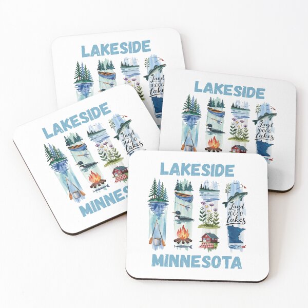 Item preview, Lakeside Minnesota – land of 10,000 lakes outdoor pride design designed and sold by CleanDecor.