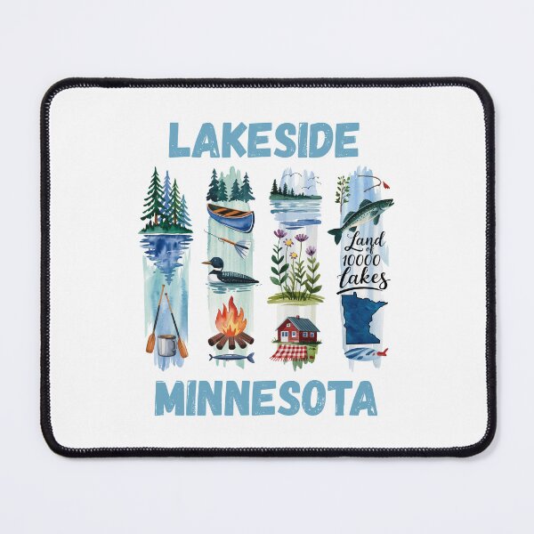 Item preview, Lakeside Minnesota – land of 10,000 lakes outdoor pride design designed and sold by CleanDecor.