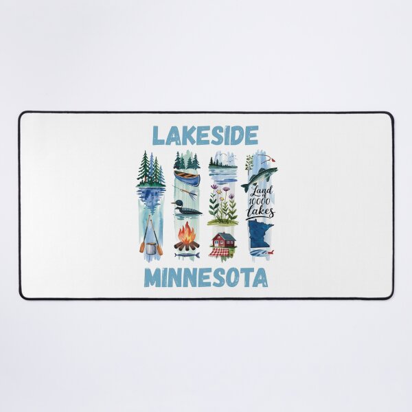 Item preview, Lakeside Minnesota – land of 10,000 lakes outdoor pride design designed and sold by CleanDecor.