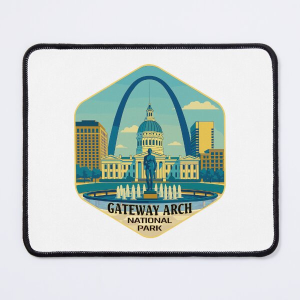 Item preview, Gateway Arch National Park Retro Sticker designed and sold by Ismeal Von.