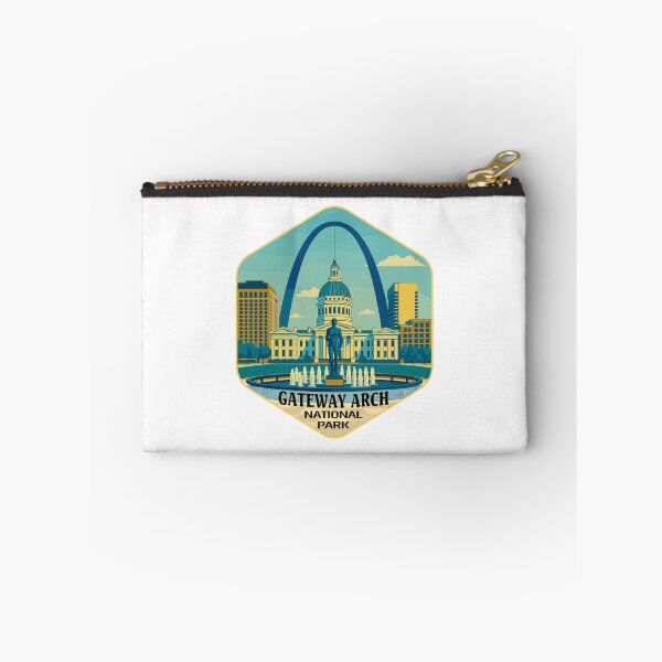 Item preview, Gateway Arch National Park Retro Sticker designed and sold by Ismeal Von.