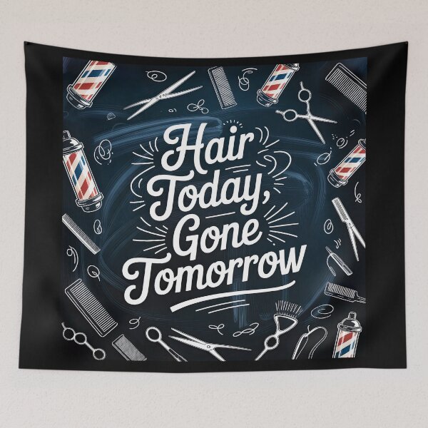 Item preview, Hair Today, Gone Tomorrow – A Barber’s Cut of Humor designed and sold by ForeverPrintsOK.