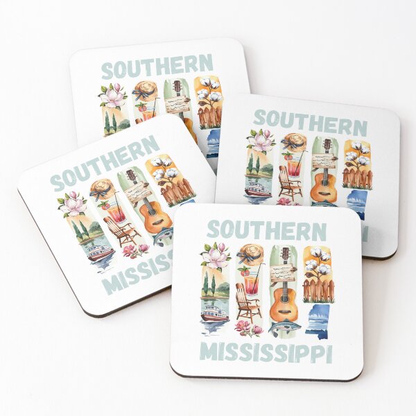 Item preview, Southern Mississippi – hospitality & magnolia state pride design designed and sold by CleanDecor.