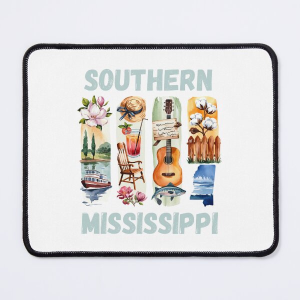 Item preview, Southern Mississippi – hospitality & magnolia state pride design designed and sold by CleanDecor.