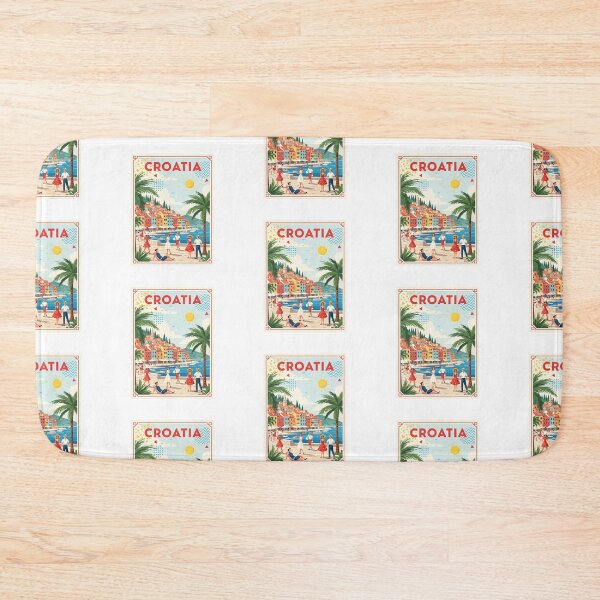 Item preview, Croatia (Country Collection) designed and sold by HeartbeatPrint.