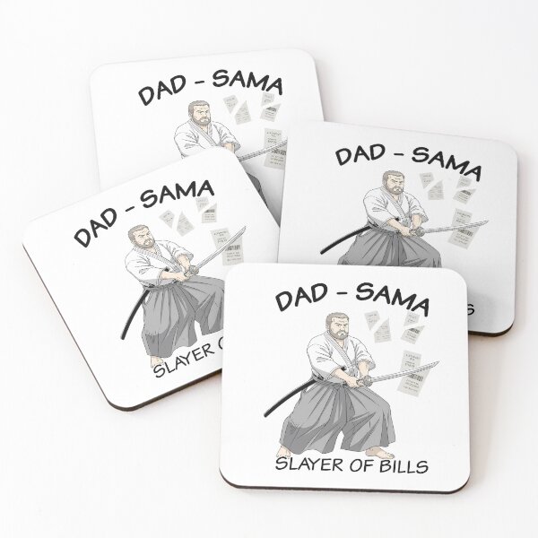 Item preview, Dad-Sama: Slayer of Bills | Samurai Dad Anime Parody designed and sold by Born to Isekai.