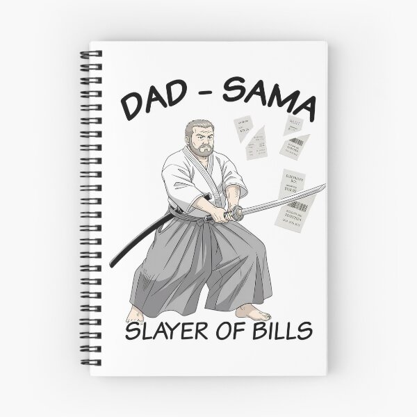 Item preview, Dad-Sama: Slayer of Bills | Samurai Dad Anime Parody designed and sold by Born to Isekai.