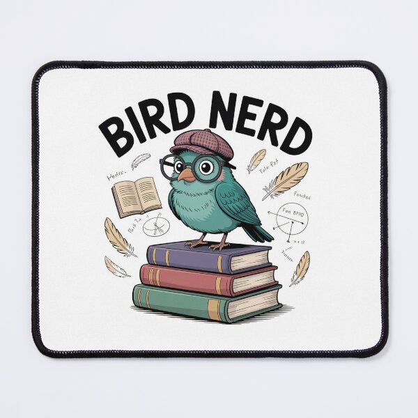 Item preview, Bird Nerd | Sticker, T-Shirt designed and sold by NicolasGlowArt.