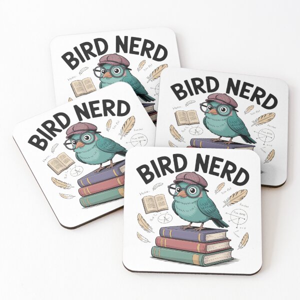 Item preview, Bird Nerd | Sticker, T-Shirt designed and sold by NicolasGlowArt.