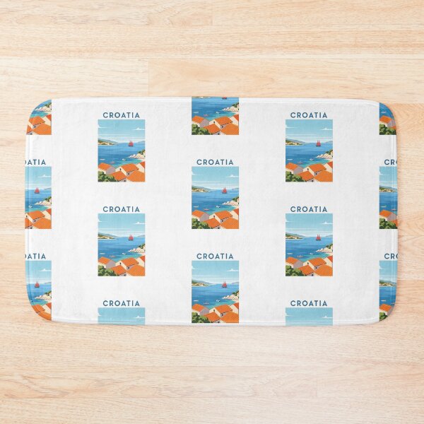 Item preview, Croatia (Country Collection) designed and sold by HeartbeatPrint.