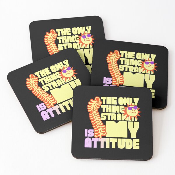 Item preview, The Only Thing Straight Is My Attitude designed and sold by SignumShop.